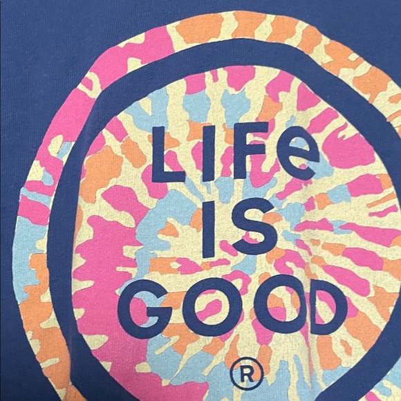 Life Is Good Charcoal Long Sleeve with Vibrant Logo - Picture 8 of 13